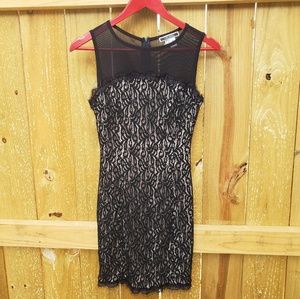 Nikibiki Lace Black Cocktail Short SleevelessDress